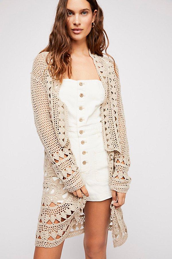 Harmony Crochet Cardi By Free People